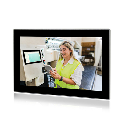 13,3&quot; LCD Fanless Panel PC Intel J6412 1920 x 1080 certificazione CE FCC RoHS