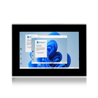 IP66 PC touch screen impermeabile PC Windows 11 Pro incorporato industriale con TPM 2.0