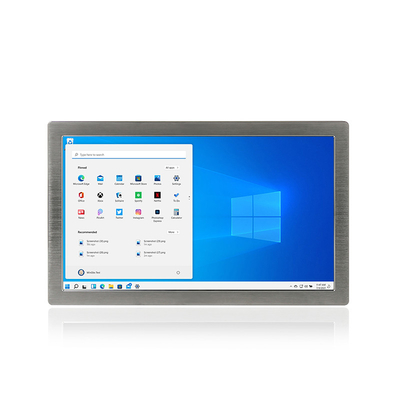 PC Fanless AISI304/316 Rs232 Hmi Lan Usb del pannello di acciaio inossidabile di tocco