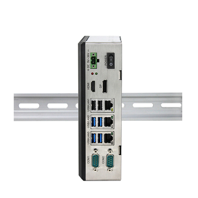 PC di Barebone di mini Ethernet industriale del PC J6412 3 della cassa della lega di alluminio mini