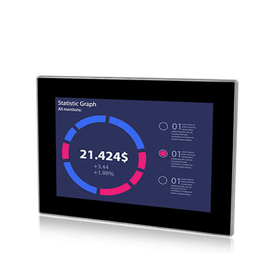 pc resistente Windows del pannello dell'acqua di 1280x800 SUS304 10 35W capacitivi