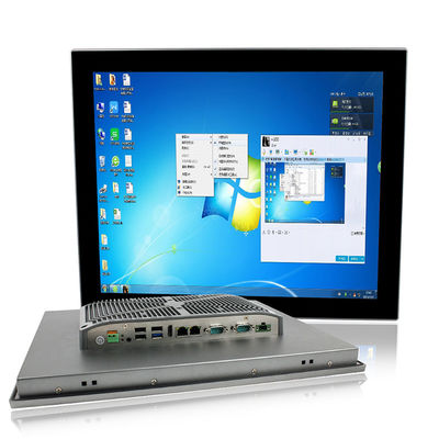 Pc a 17 pollici ultra sottile di J1900 Gray Panel Mount Touch Screen, pc industriale senza cuciture dello schermo piatto