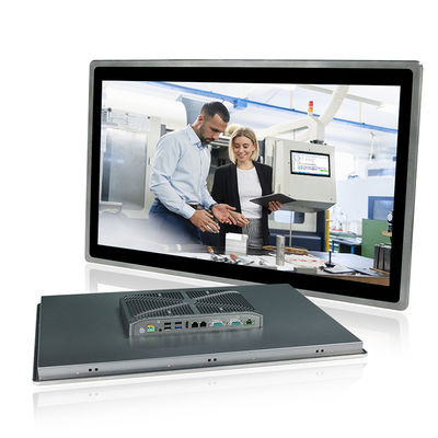 PC incastonato Fanless 24&quot; di tocco di IOT I3 8145U Windows 10 RS232 VGA PCAP
