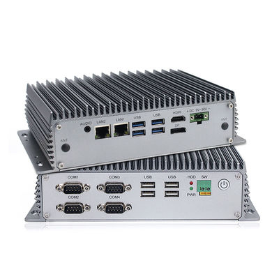 Ottavo PC incastonato industriale del contenitore di CPU di GEN I3 I5 del mini PC Fanless per la computazione del bordo