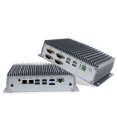 PC doppio del ODM I5 8265U 24vdc Lan Industrial Embedded Box per i sistemi di IOT