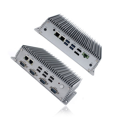 Mini sistema Fanless irregolare compatto di Windows 10 Linux Ubuntu Debian del PC