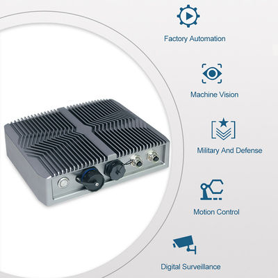 PC Fanless industriale doppio di Lan Desktop 2USB mini, IP67 all'aperto I5 Fanless Mini Pc
