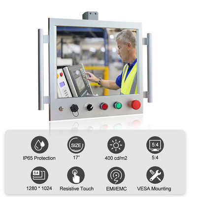 Trave a mensola industriale Fanless di acciaio inossidabile del PC del pannello dell'OEM HMI