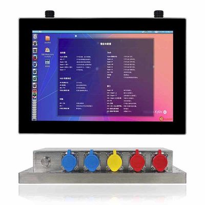 PC impermeabile del touch screen di 450cd/M2 SUS304 a 12 pollici per industria della carne