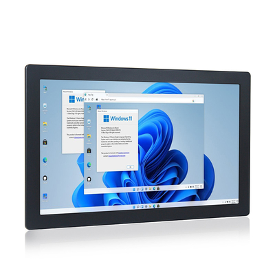 Industriale resistente impermeabile doppio 21,5&quot; del touch screen 24V di lan 1000nits PC all'aperto del pannello