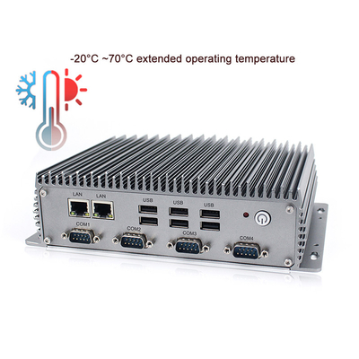 L'industriale del CPU di I3-8145U ha incastonato il PC Dual Core 2.1GHz della scatola con 4 la X RS232