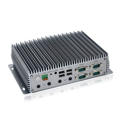 Il dodicesimo quadrato di GEN J6412 del mini PC industriale Fanless svuota 2.0GHz 3xLAN RS232 RS422 RS485