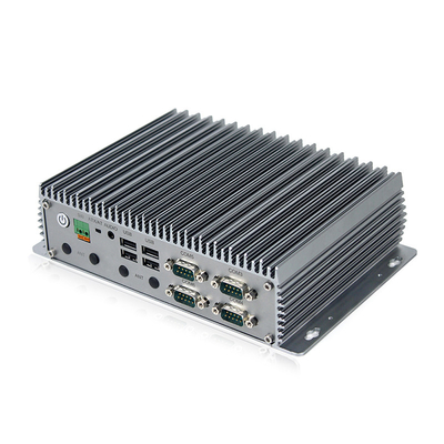J6412 mini PC Fanless industriale di LAN Desktops Computer WIN10 LINUX RS232 RS485 del PC 3