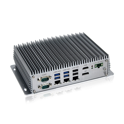 J6412 mini PC Fanless industriale di LAN Desktops Computer WIN10 LINUX RS232 RS485 del PC 3