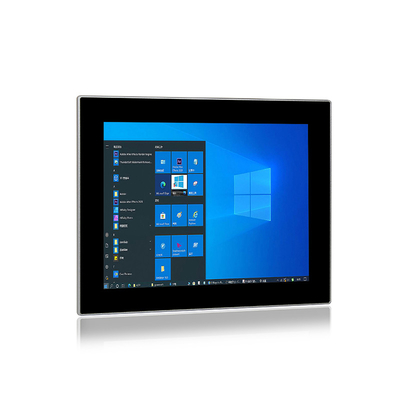 J6412 PCAP Pannello tattile 3*LAN 12&quot; Tutto in un PC industriale anteriore IP65