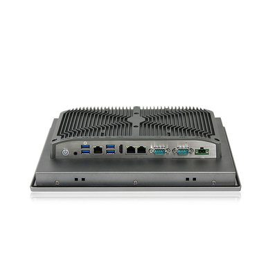 J6412 PCAP Pannello tattile 3*LAN 12&quot; Tutto in un PC industriale anteriore IP65