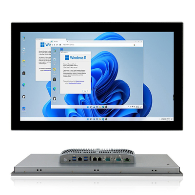 Panel PC industriale fanless da 21,5&quot; J6412 Touch screen capacitivo Intel Elkhart Lake