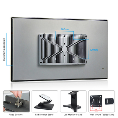 Panel PC industriale fanless da 21,5&quot; J6412 Touch screen capacitivo Intel Elkhart Lake