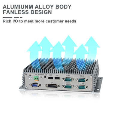 Alta finestra Fanless industriale potente Linux del PC J6412 USB di Celeron mini con Wifi