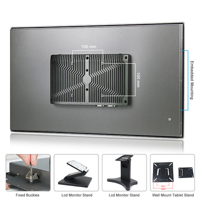 Touch screen capacitivo di J6412 Windows 11 HMI del PC a 24 pollici del pannello con 2xRS485