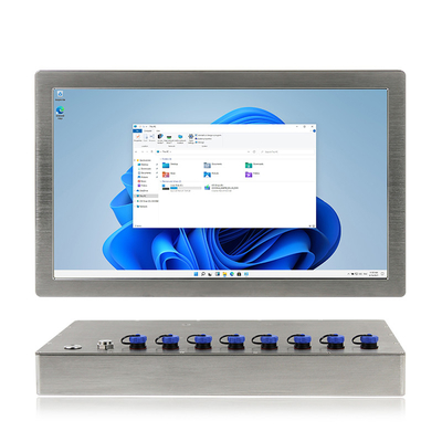Computer industriale inossidabile da tavolino di IP69K del PC Fanless a 15,6 pollici del pannello