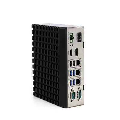 PC Fanless industriale della ferrovia di baccano mini con la lega di alluminio di Windows10/11 8gb Shell