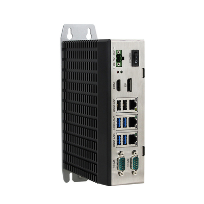 PC Fanless industriale Windows10/11 8gb della ferrovia di BACCANO mini con una lan di 3 X