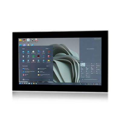 Ampio schermo incastonato irregolare a 15,6 pollici IP65 Windows11 100*100 VESA Mounting del PC