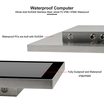 Pc industriale impermeabile I3 I5 1920 x 1080 del pannello di HMI con lo SSD di 4G RAM 120G