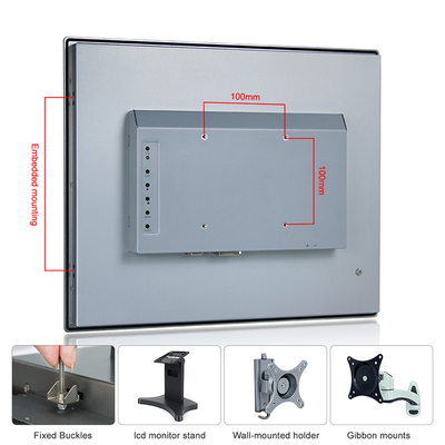 VESA Mounting 17&quot; schermi video industriale del touch screen 1280 x 1024 10point PCAP