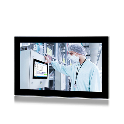 18.5Inch industriale tutto in una parte anteriore IP65 del CPU del pannello J1900 del PC HMI del  