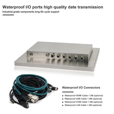 17&quot; industriale impermeabile tutto di tocco capacitivo in uno SSD 1280 x 1024 del PC 4G RAM 128G