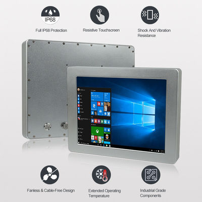 Uso industriale tutto del PC resistente del pannello IP67 del cavo dell'OEM 5 in un computer