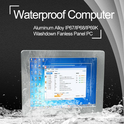 Porto impermeabile a 10 pollici di lan USB RS232 del PC del touch screen I5 6200 facoltativo