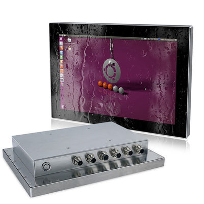 Touch screen Fanless impermeabile del pc del pannello Ip66 di industriale 12in con il caso di acciaio inossidabile