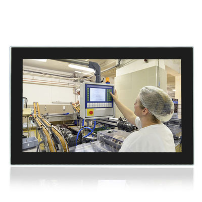 Pc capacitivo resistente del pannello di tocco dell'acqua, computer a 15,6 pollici del consiglio sanitario SUS304
