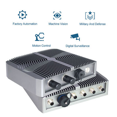 IP67 all'aperto ha incastonato Linux Mini Pc Fanless, computer industriale di Gpu dei connettori dell'ingresso/uscita M12