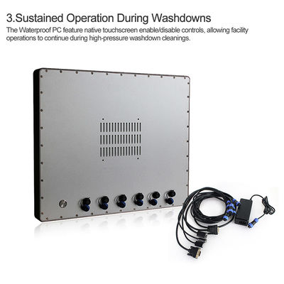Computer piani impermeabili del touch screen Ip66, 19&quot; all'aperto pc Fanless del pannello di Hmi
