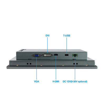 Dimensione a 12 pollici industriale capacitiva dello schermo video del touch screen 1280x800
