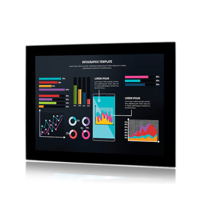 17&quot; incastonato schermo video industriale del touch screen Ip65 VESA Installation