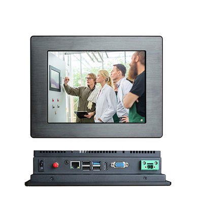 Touch screen Fanless industriale di Dual Core 3855U AIO del PC di Linux Celeron mini