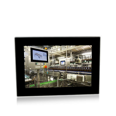 PC del pannello dell'acciaio inossidabile X86 Ip65 Win10 HMI per produzione alimentare