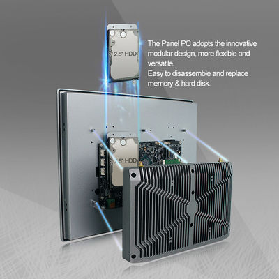 ODM 15&quot; dell'OEM X86 Pcap tutto in un'unità di elaborazione da tavolino del touch screen I7 Fanless