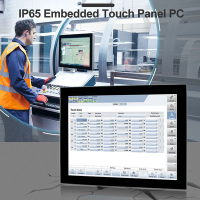 IP65 RJ45 TPM2.0 ha incastonato supporto della parete di GEN I5-8365U del PC del pannello di tocco l'ottavo