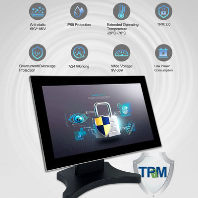 15,6» lan impermeabili 2 di Windows 10 del PC del touch screen di FHD 8565U Ip65