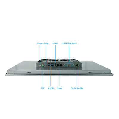 Automazione Mini Pc irregolare, computer incastonato industriale di HMI di 21.5in