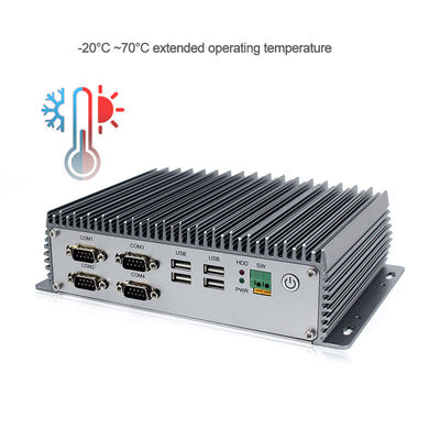 PC doppio del ODM I5 8265U 24vdc Lan Industrial Embedded Box per i sistemi di IOT