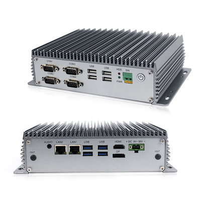 2.1GHz computer incastonato Fanless dual core Mini Box Pc Windows 10