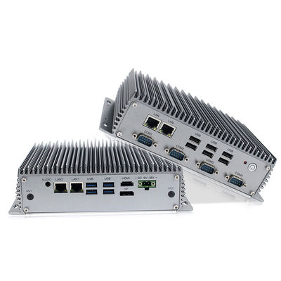Il centro Fanless industriale irregolare I3 Windows10 dei pc della scatola ha incastonato i computer industriali