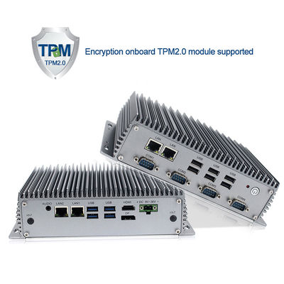 PC Fanless industriale di Rs485 I7 8565U mini, I7 Fanless incastonato Mini Pc